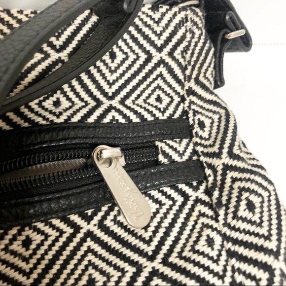 Thirty-One black white diamond shoulder bag - Picture 6 of 8